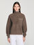 Oversized turtleneck jumper