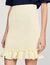 Knitted skirt with ruffle