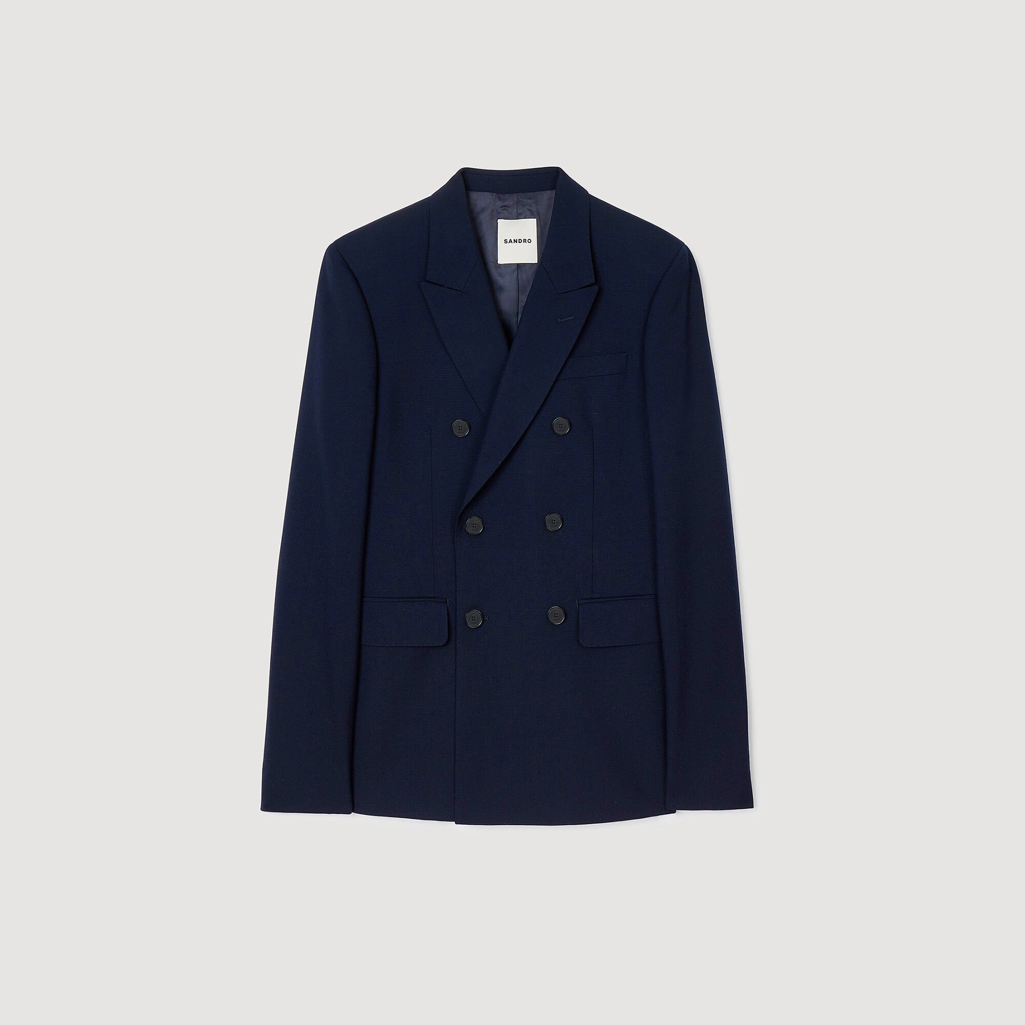 Double-breasted suit jacket