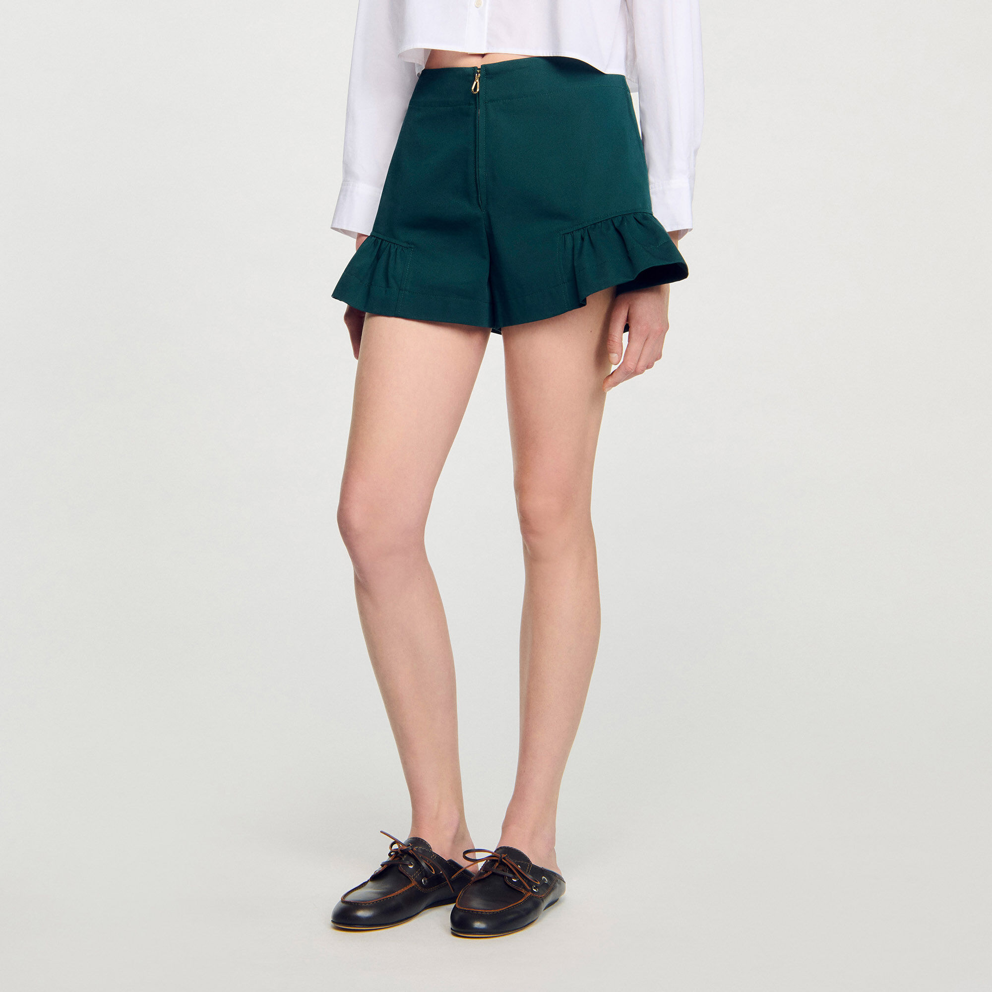 Ruffled shorts