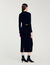 Velvet knit cropped cardigan