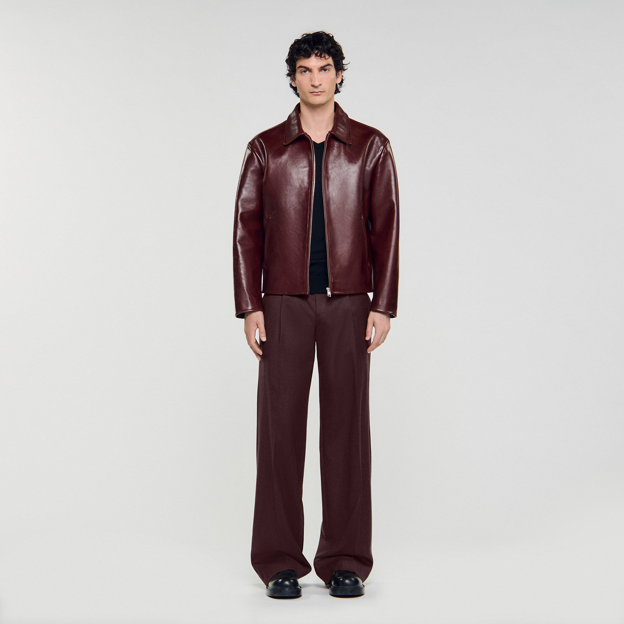 Leather jackets for men | Sandro Paris