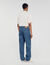 Rope pattern baggy jeans