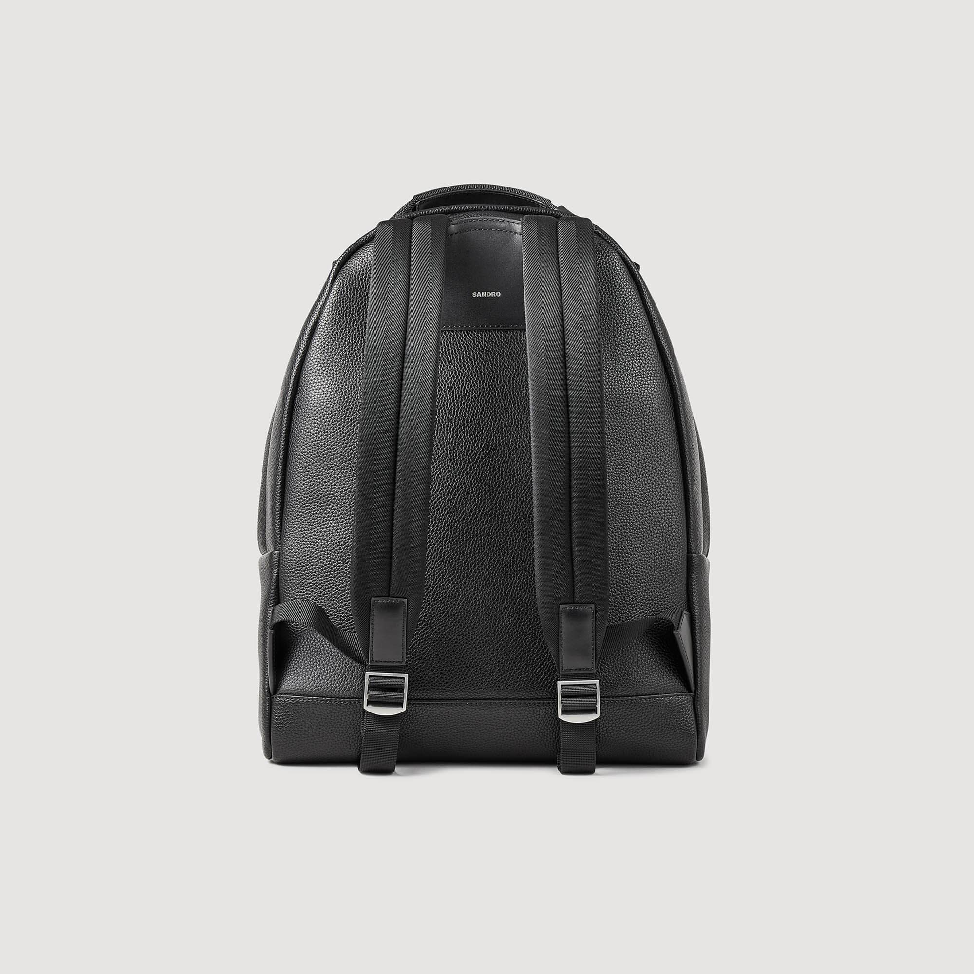 Coated canvas backpack
