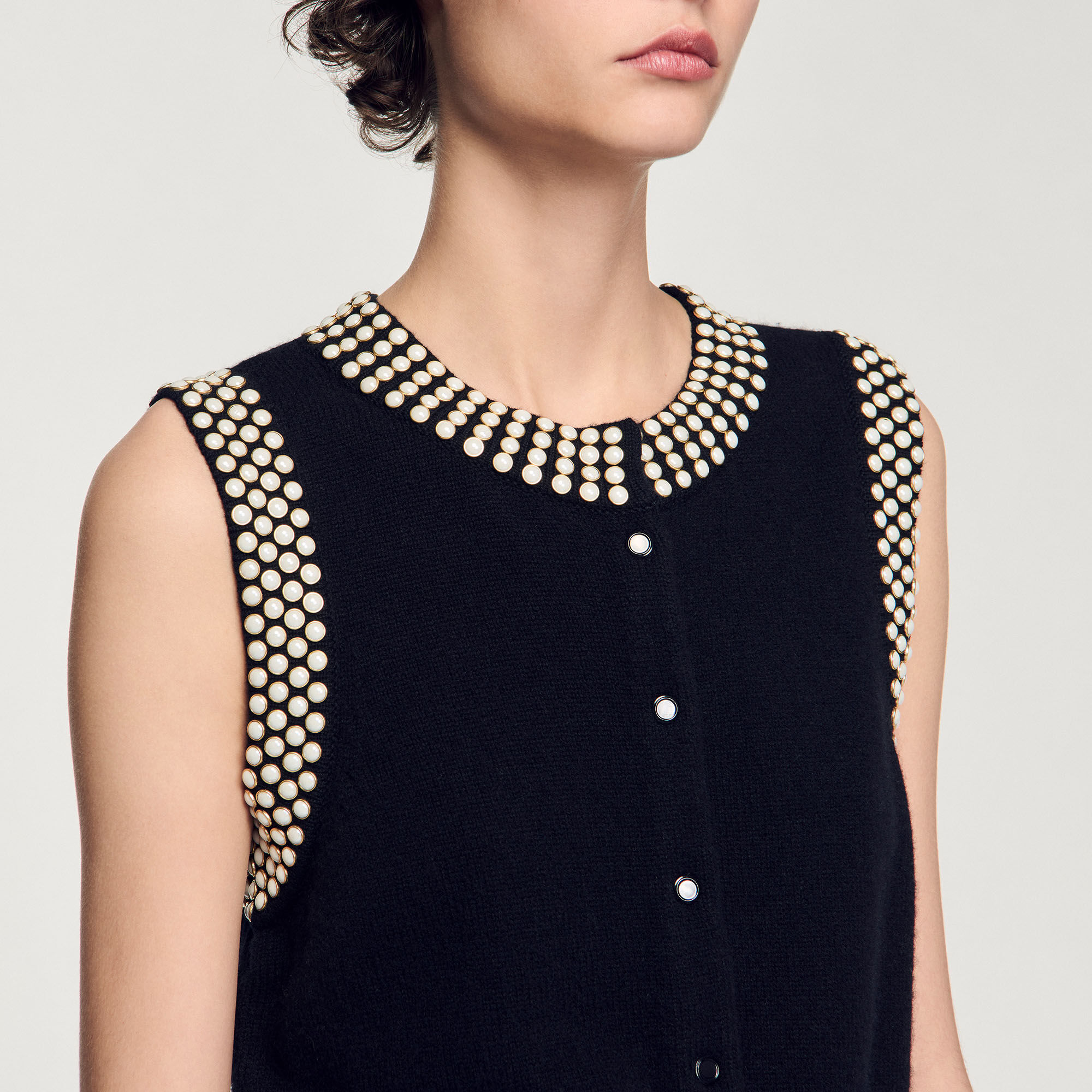 Studded waistcoat