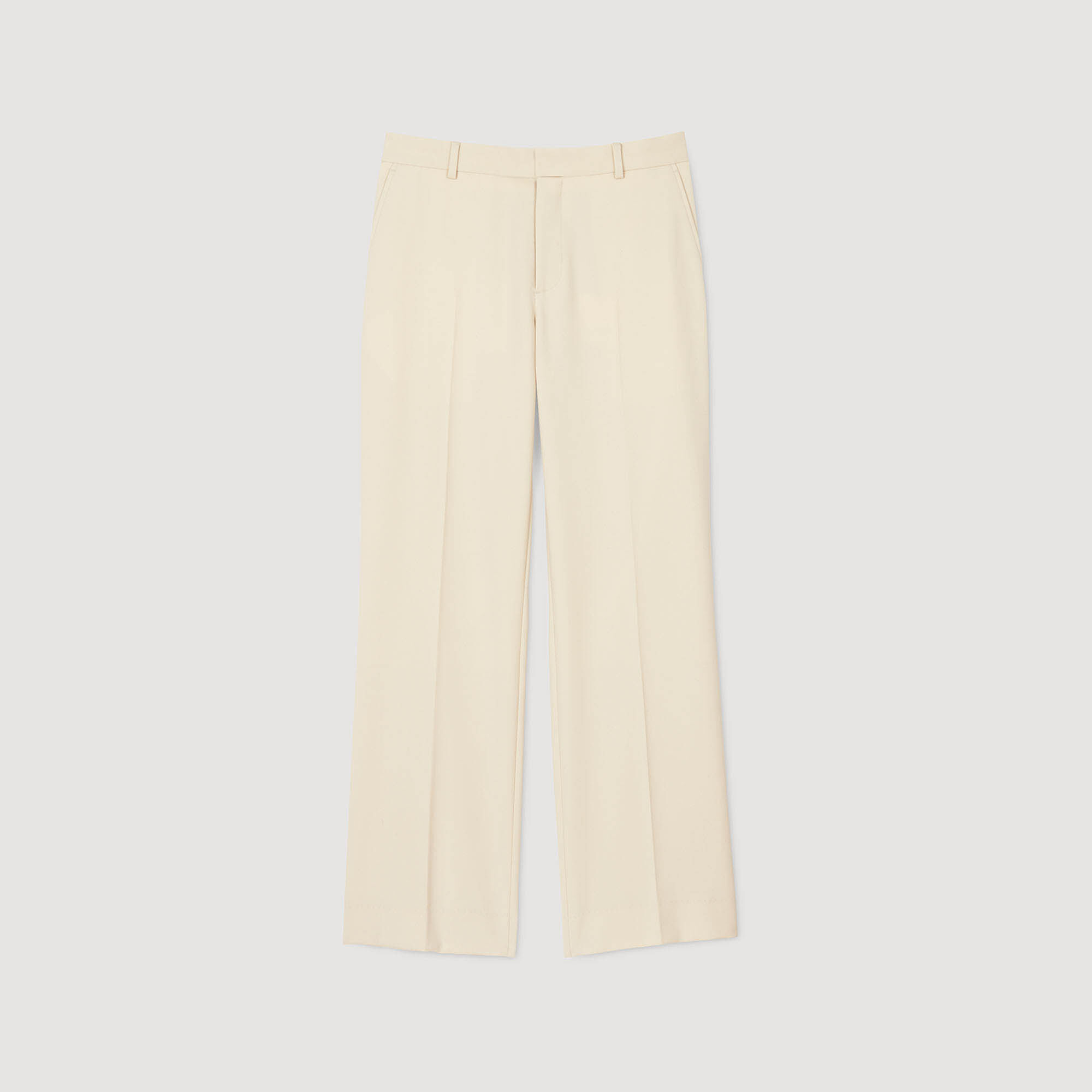 Wool suit trousers
