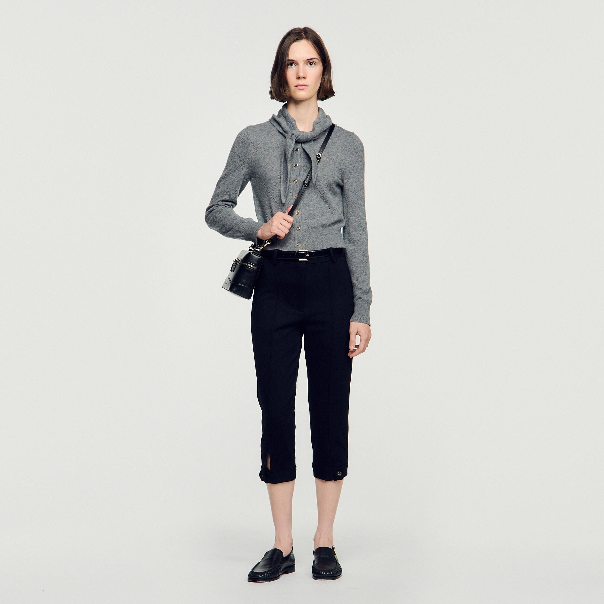Pointelle knit cardigan - Women | Sandro