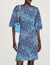 Short dress with floral print