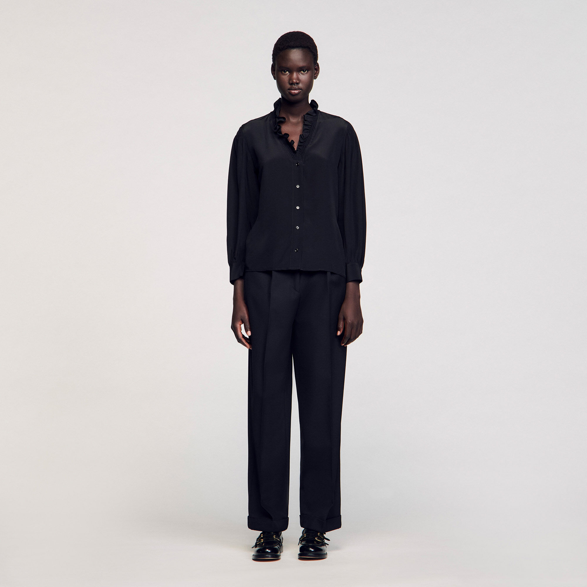 Floaty silk shirt
