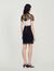 Two-tone lace dress