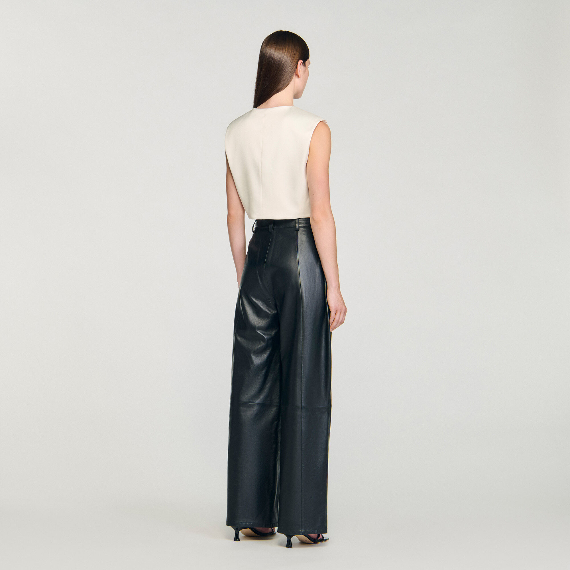 Satin crop top
