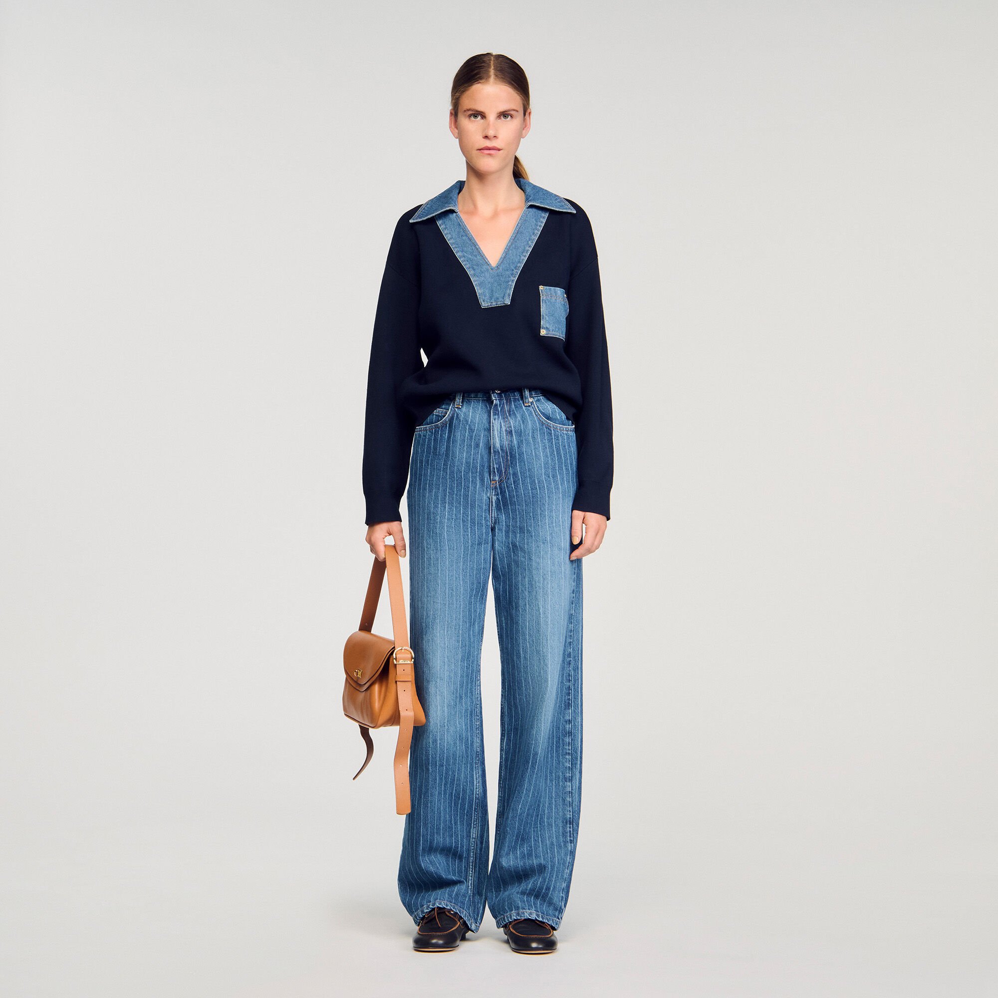 Le Mambo plain leather bag