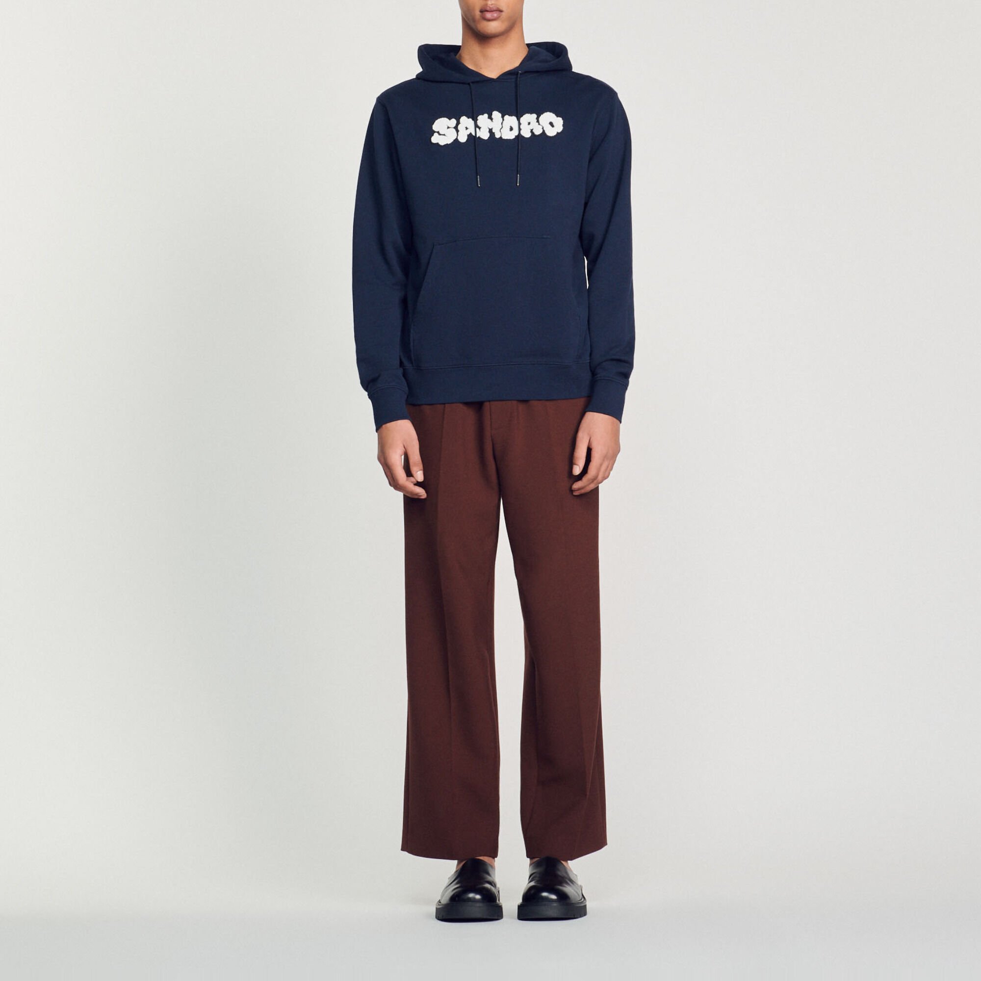 Embroidered Sandro hoodie