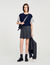 Dual-material knit jumper