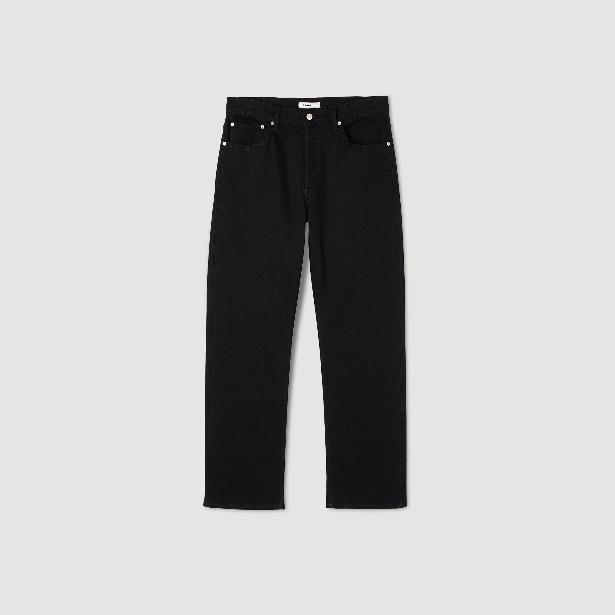 Straight-leg jeans