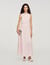Flower jacquard maxi dress
