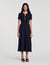 Ribbed knit maxi dress
