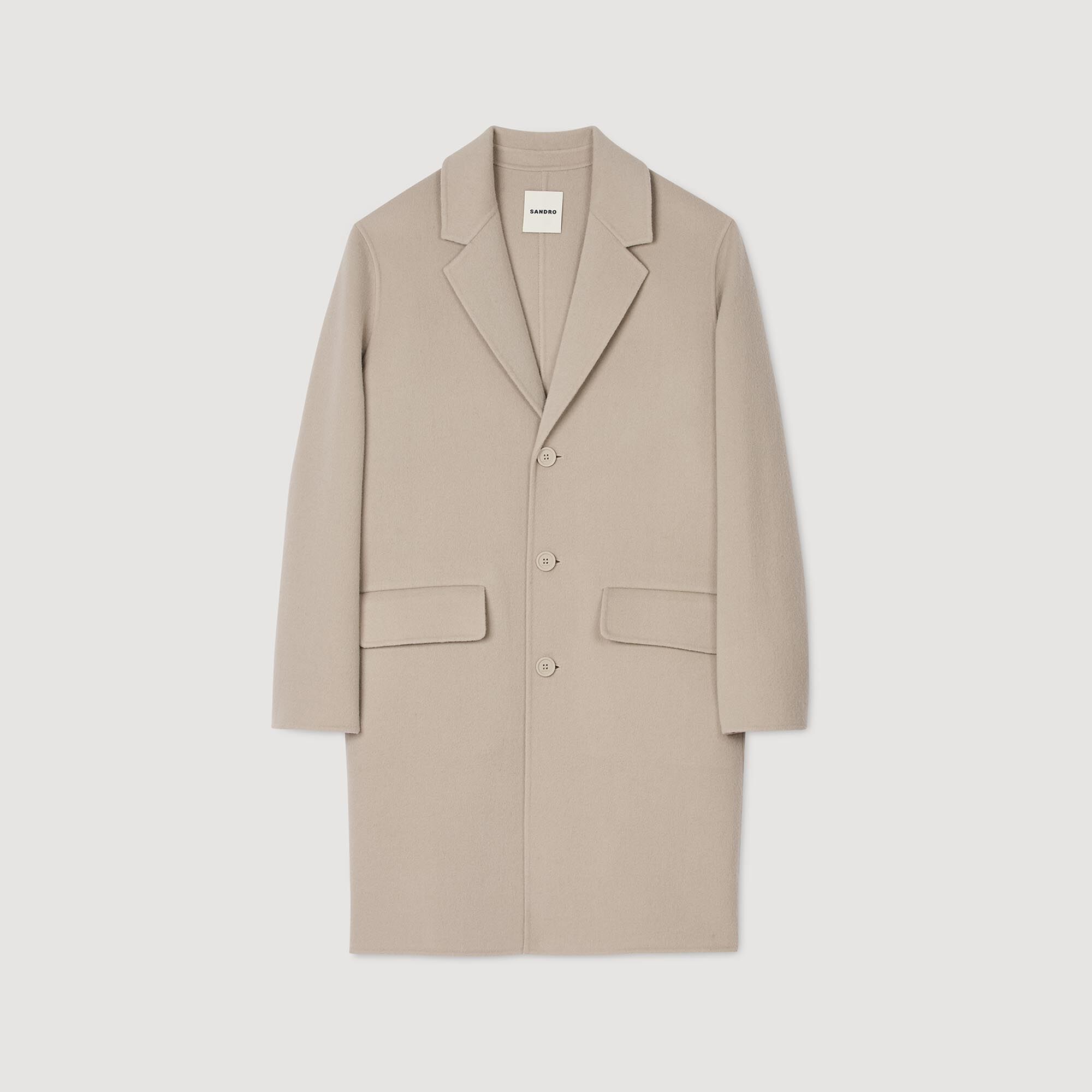 Cos straight wool coat deals