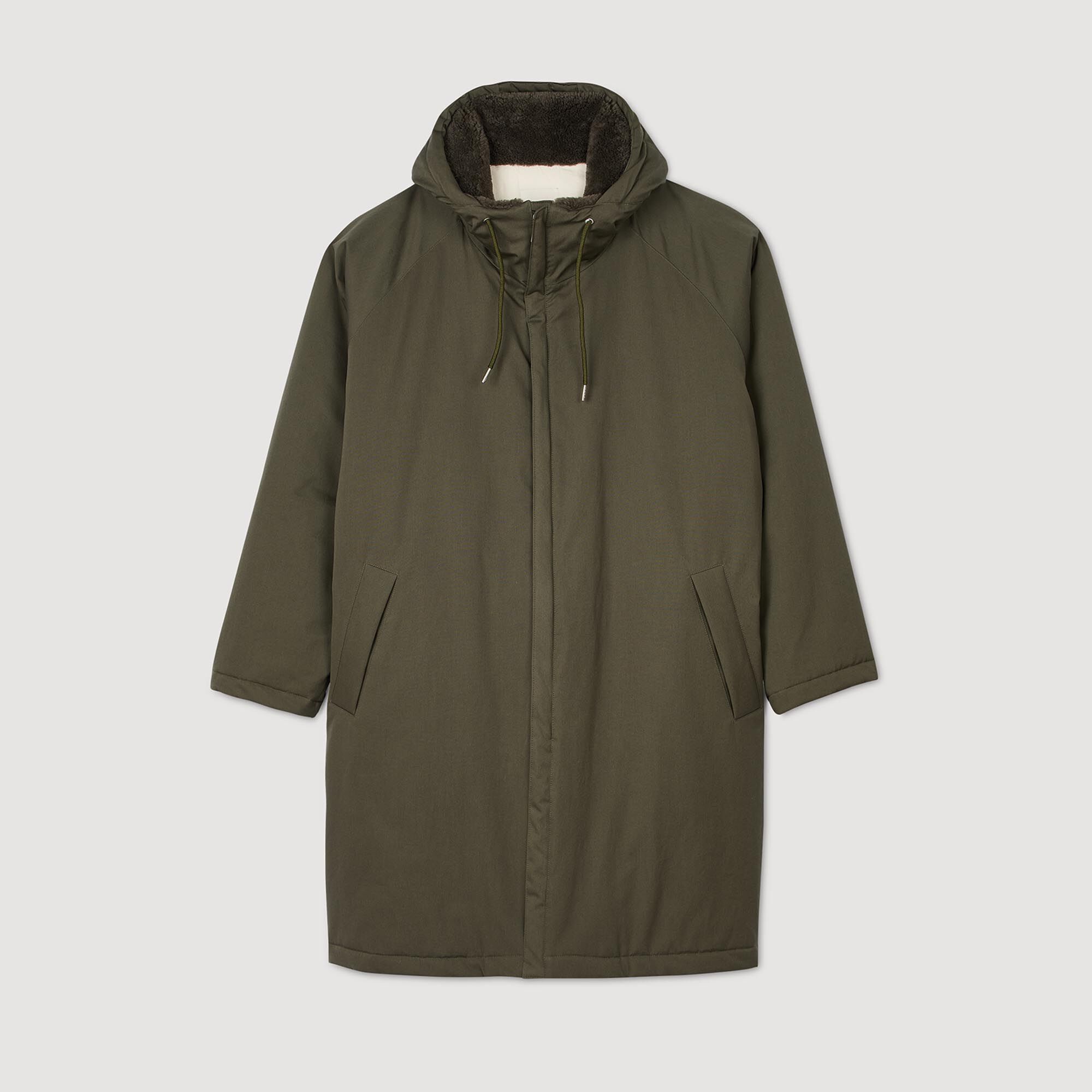 Sandro hooded coat shop