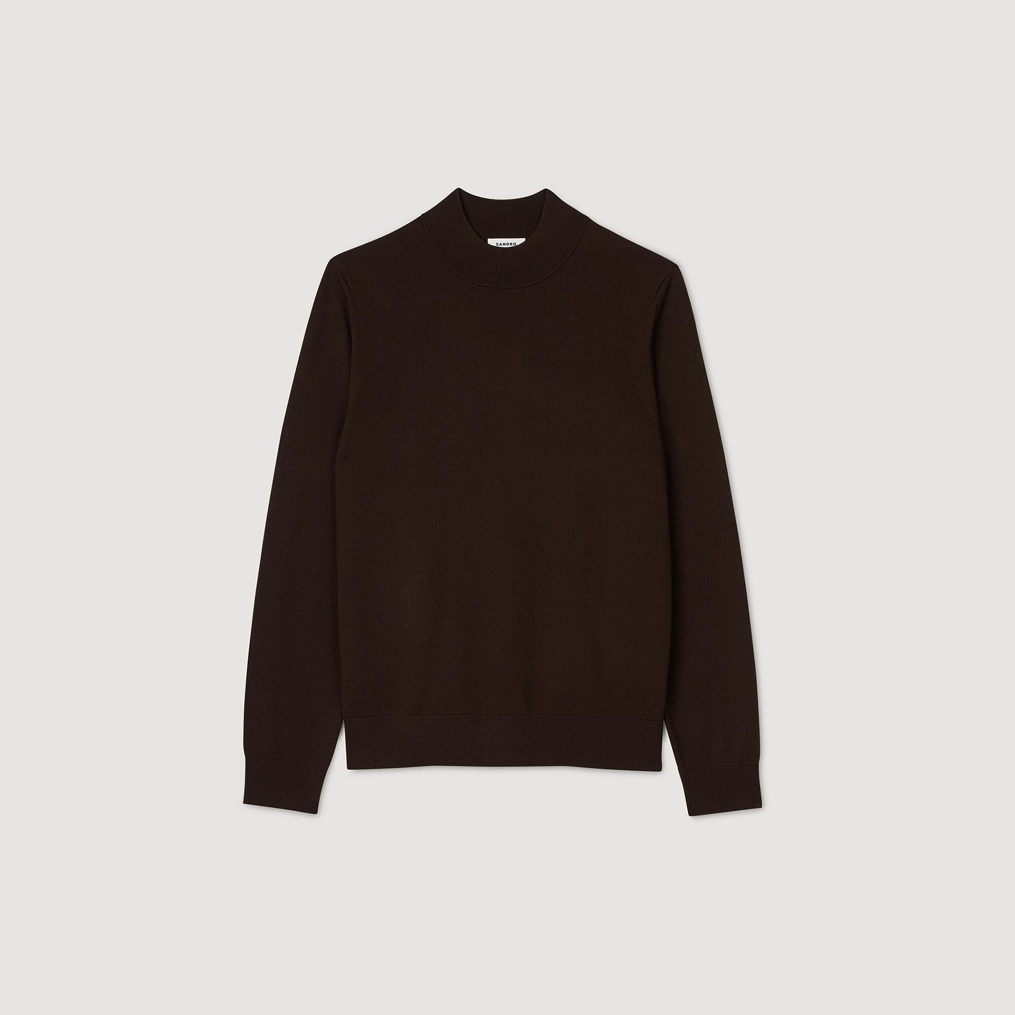 Funnel neck sweater