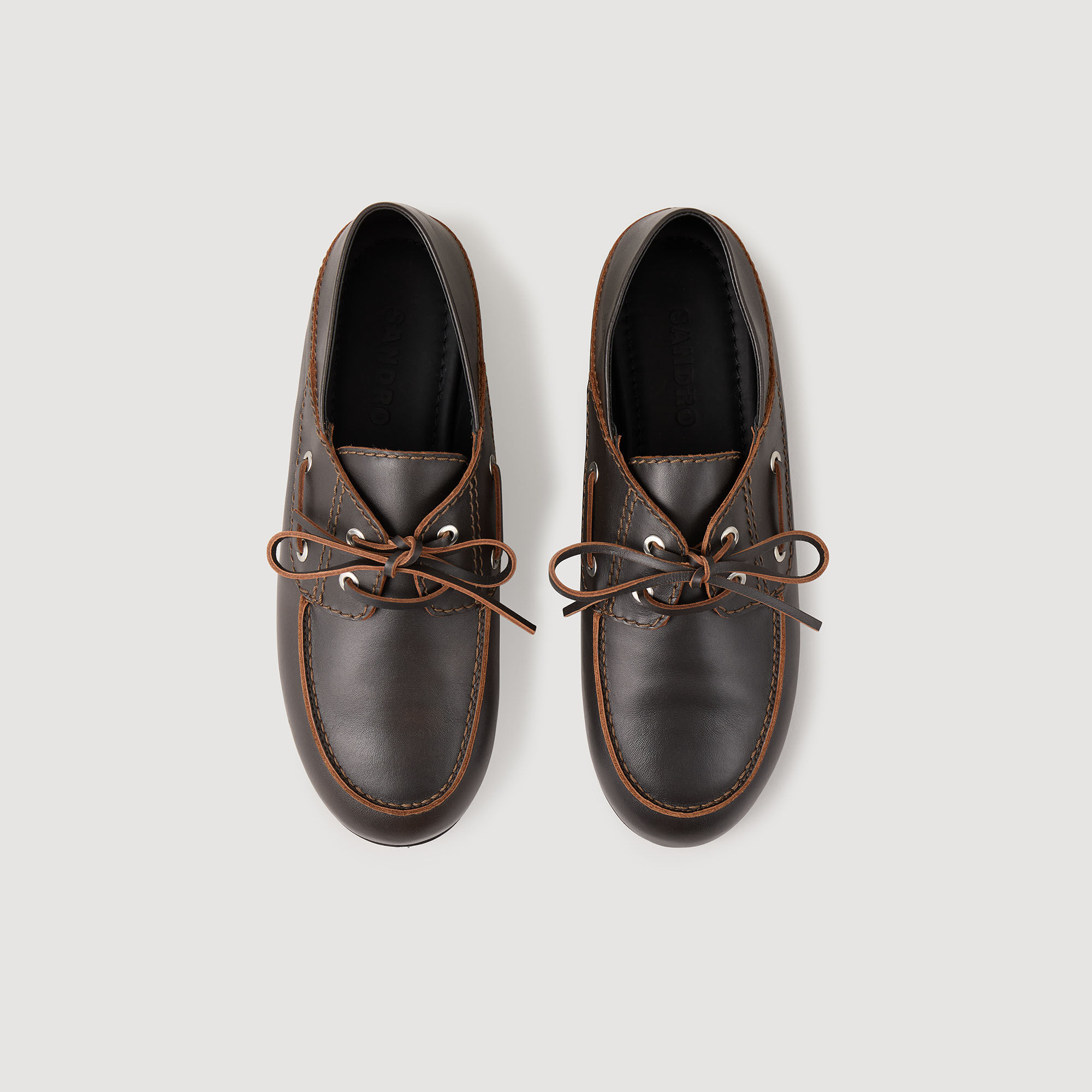 Leather loafers