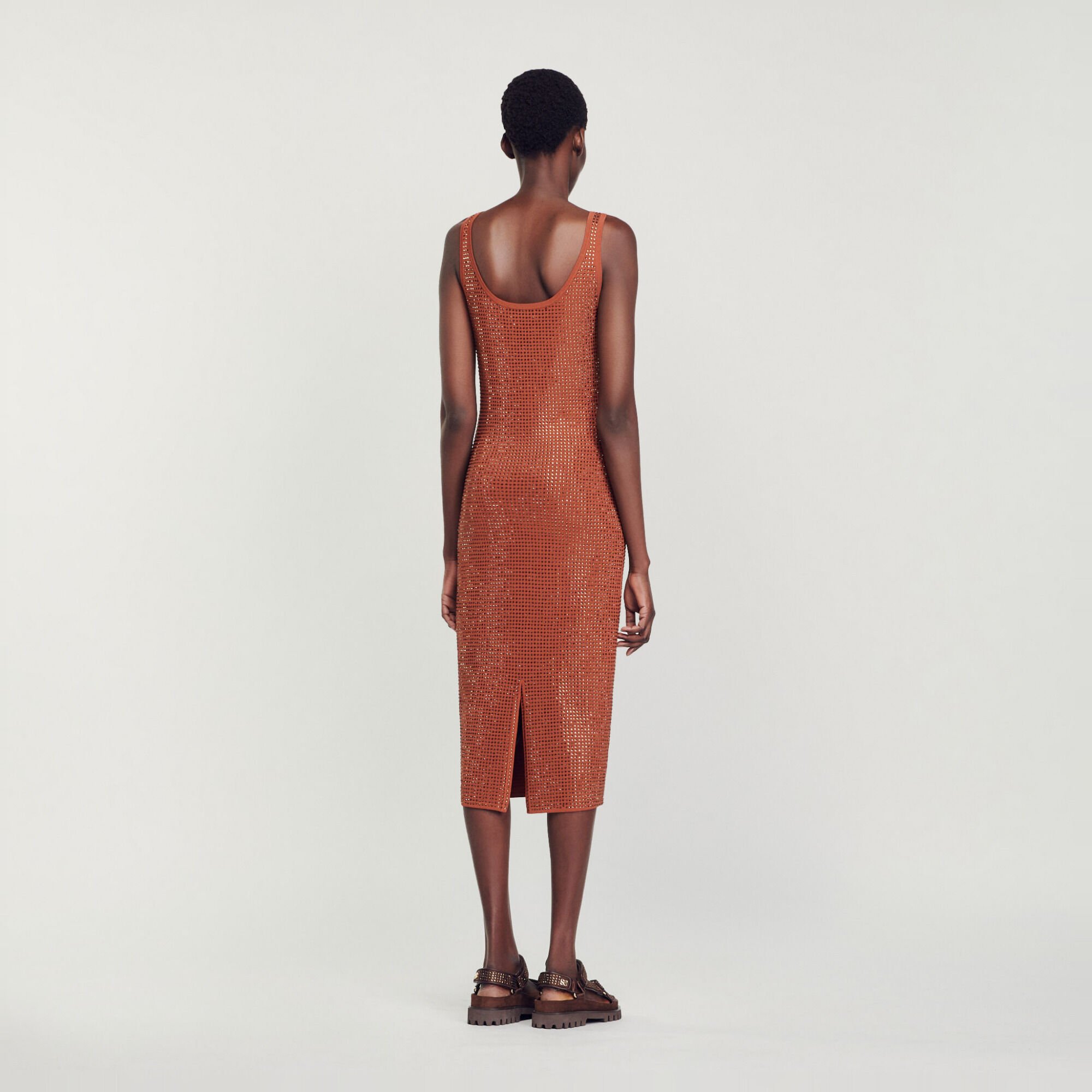 Rhinestone-embellished dress