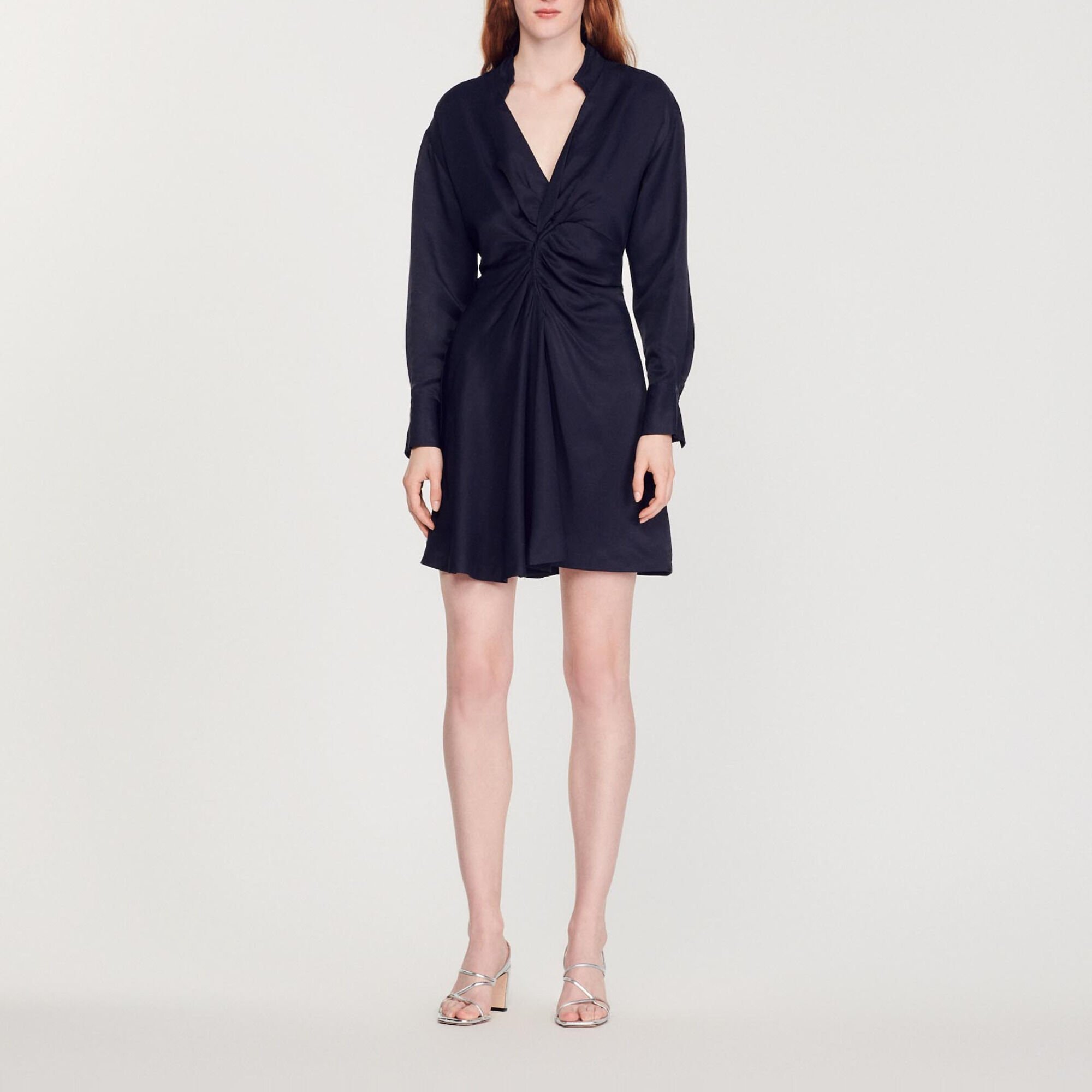 Sandro long sleeve dress outlet