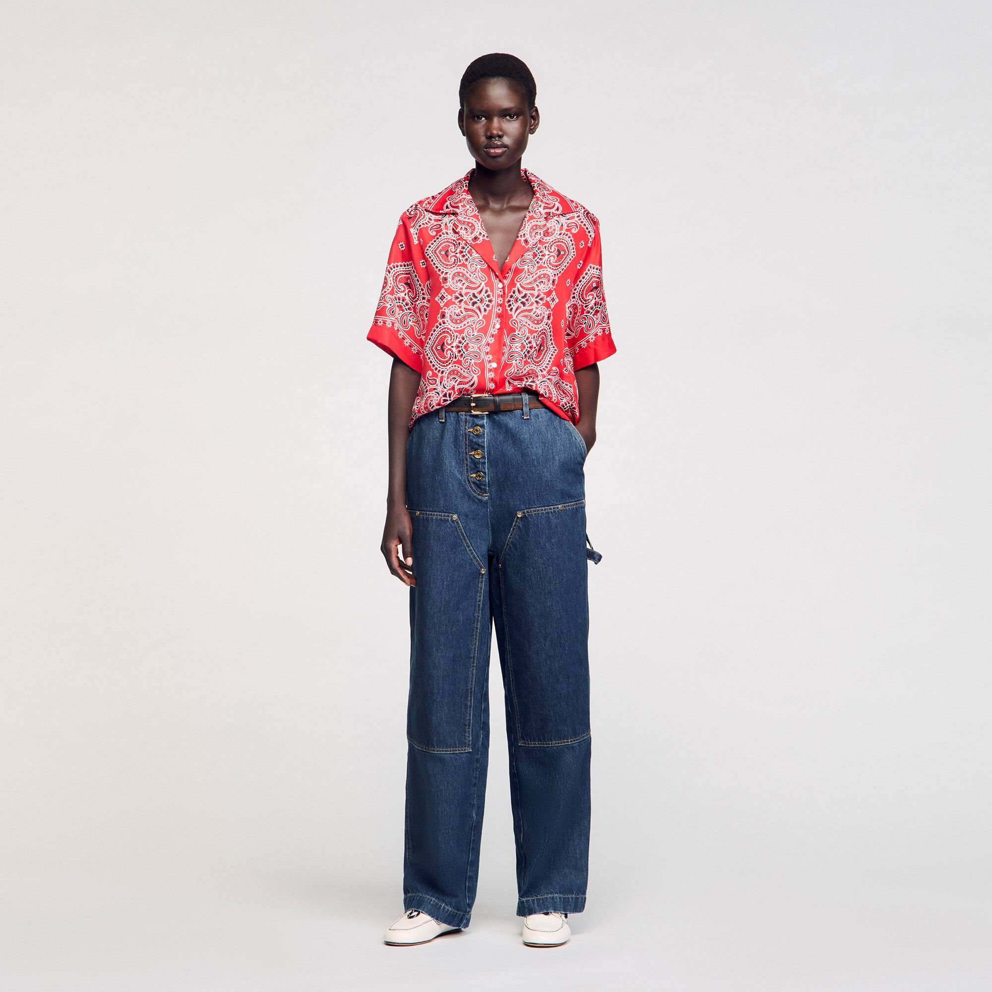 Oversized shirts for women | Sandro Paris Oversized shirts for women | Sandro Paris