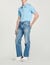Short-sleeve knitted polo shirt