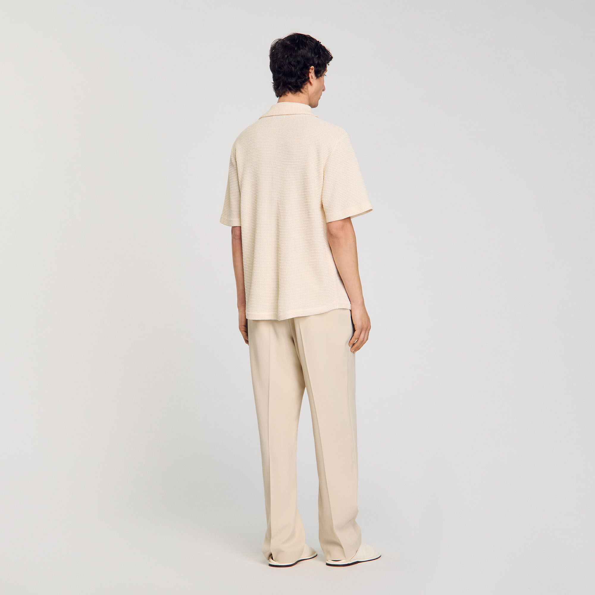Waffled shirt