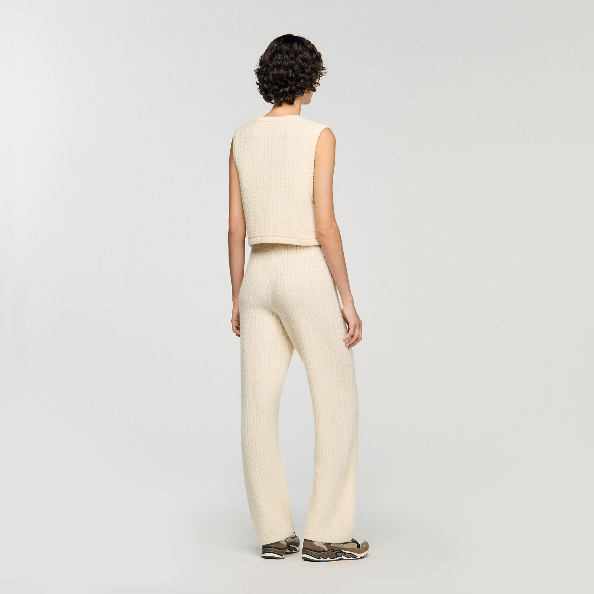 Cable knit jacket - Women | Sandro