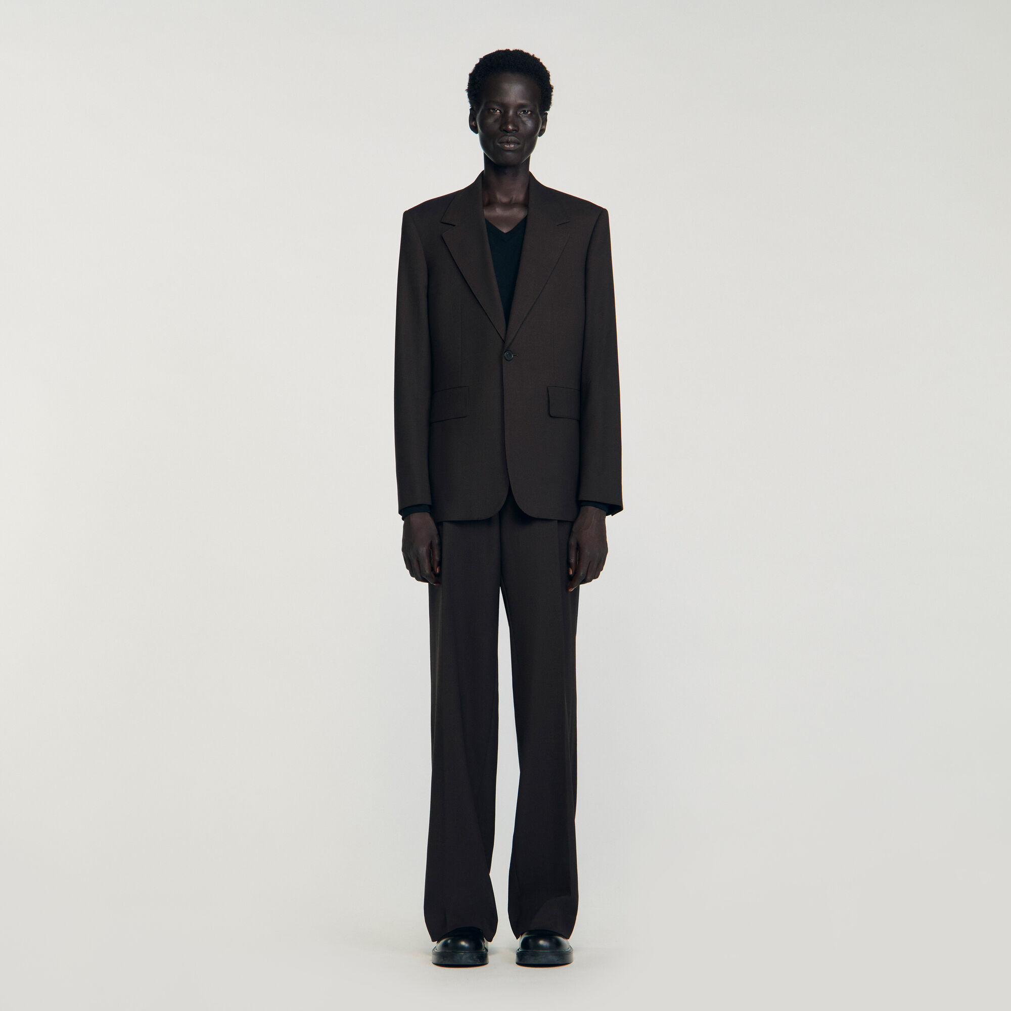 Wool suit jacket