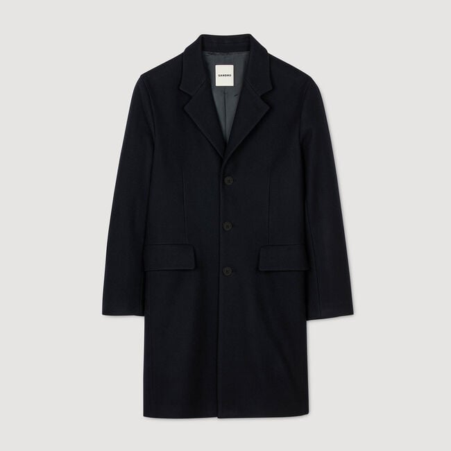 Wool and cashmere coat