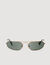 Oval metal sunglasses