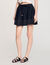 Short dual-material skirt