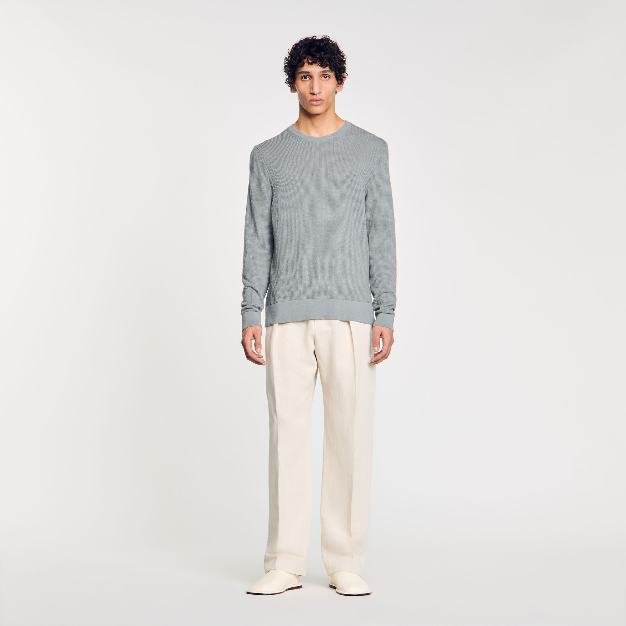 【SANDRO】 SANDRO High-rise straight-leg jeans | THE OUTNET