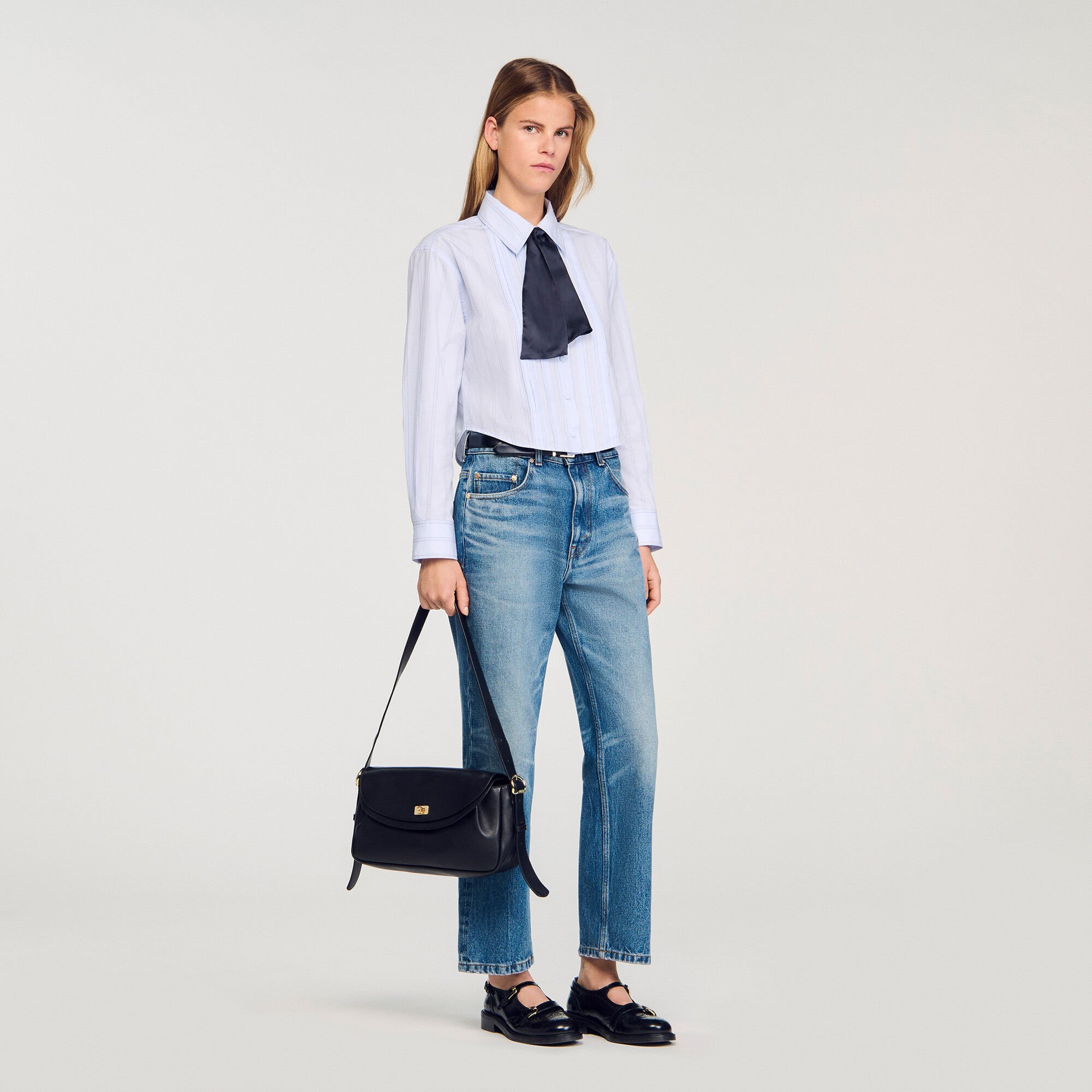 Le Mambo plain leather bag