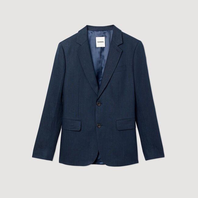 Linen suit jacket