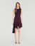 Asymmetric knit dress