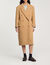 Long wool-blend coat