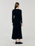 Textured knit maxi dress