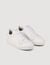 Low-top leather trainers