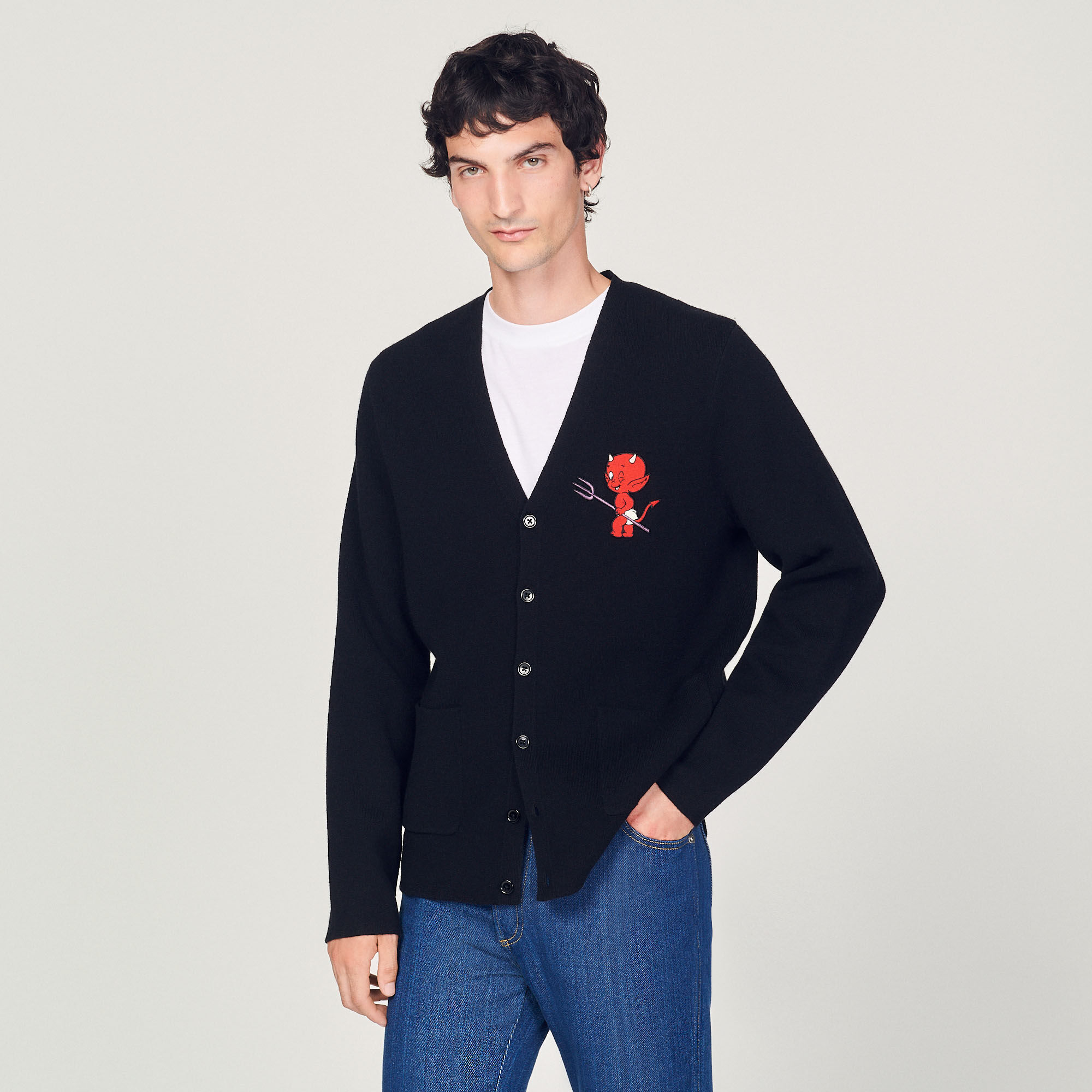 Wool cardigan