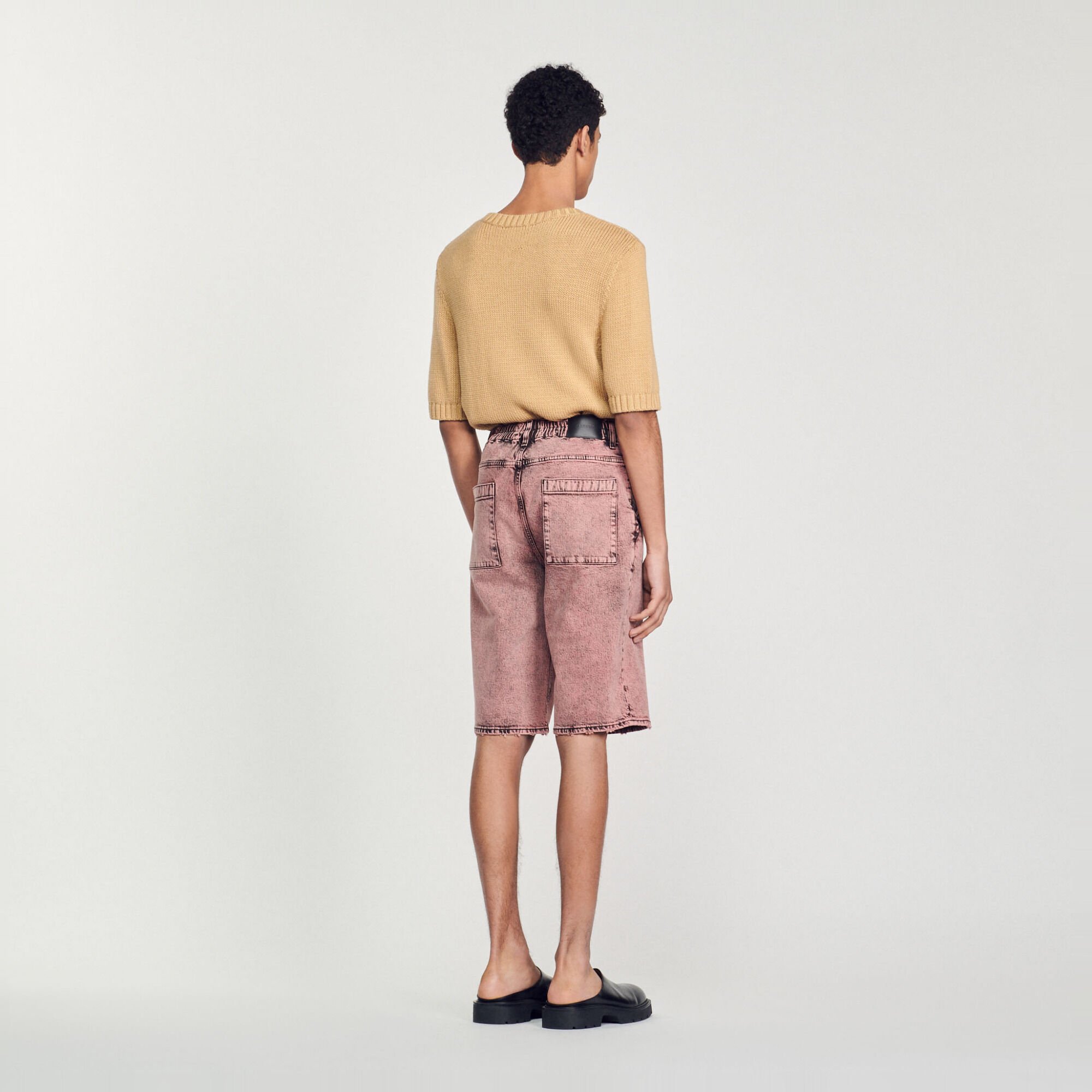 Baggy denim shorts