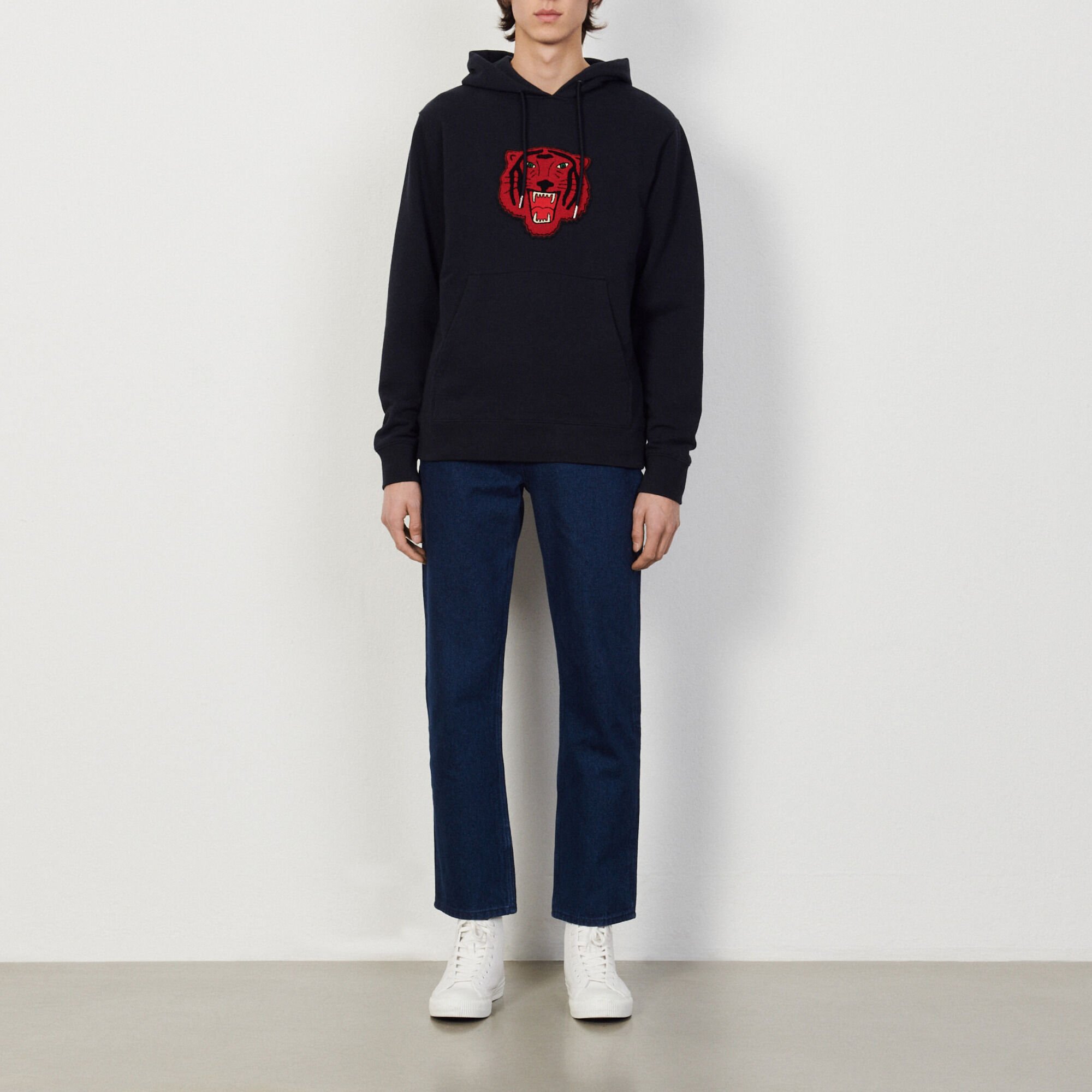 Hoodie with patch