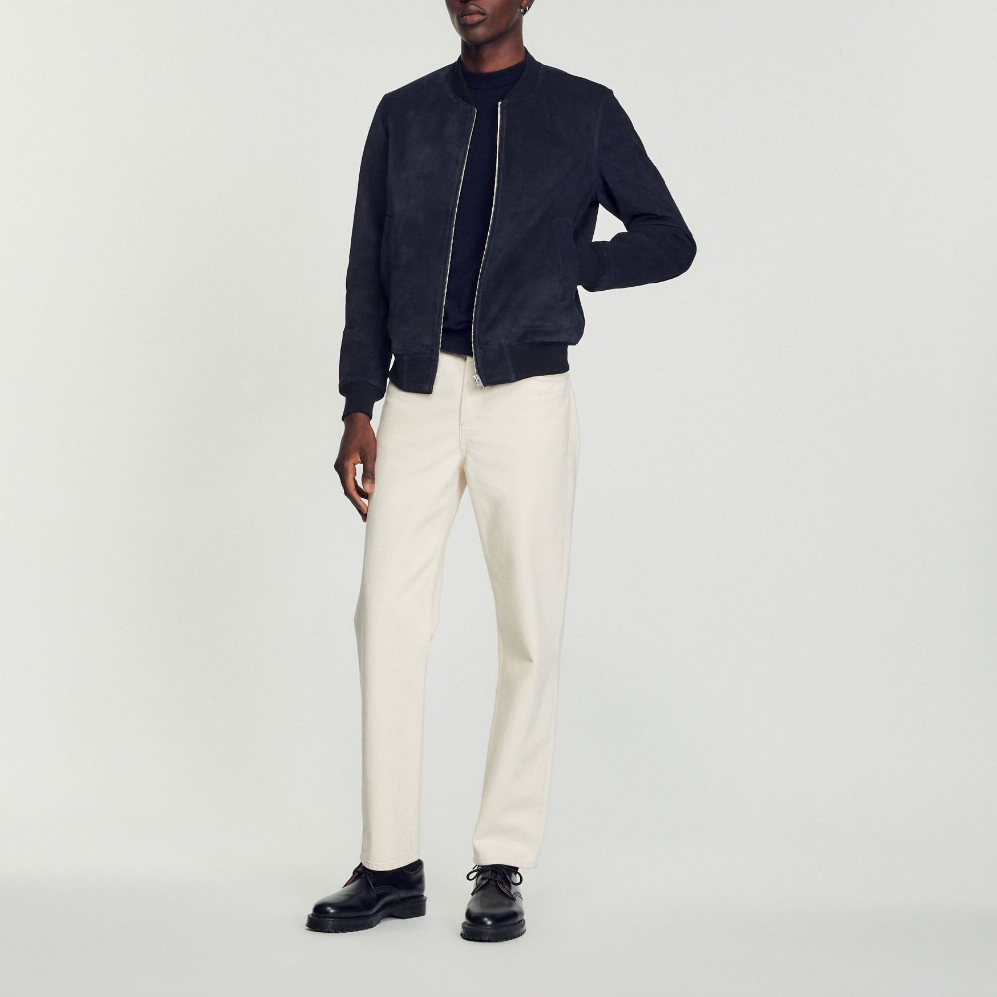Jacket in certified leather