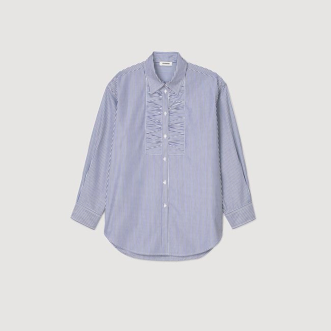 Rhinestone check shirt