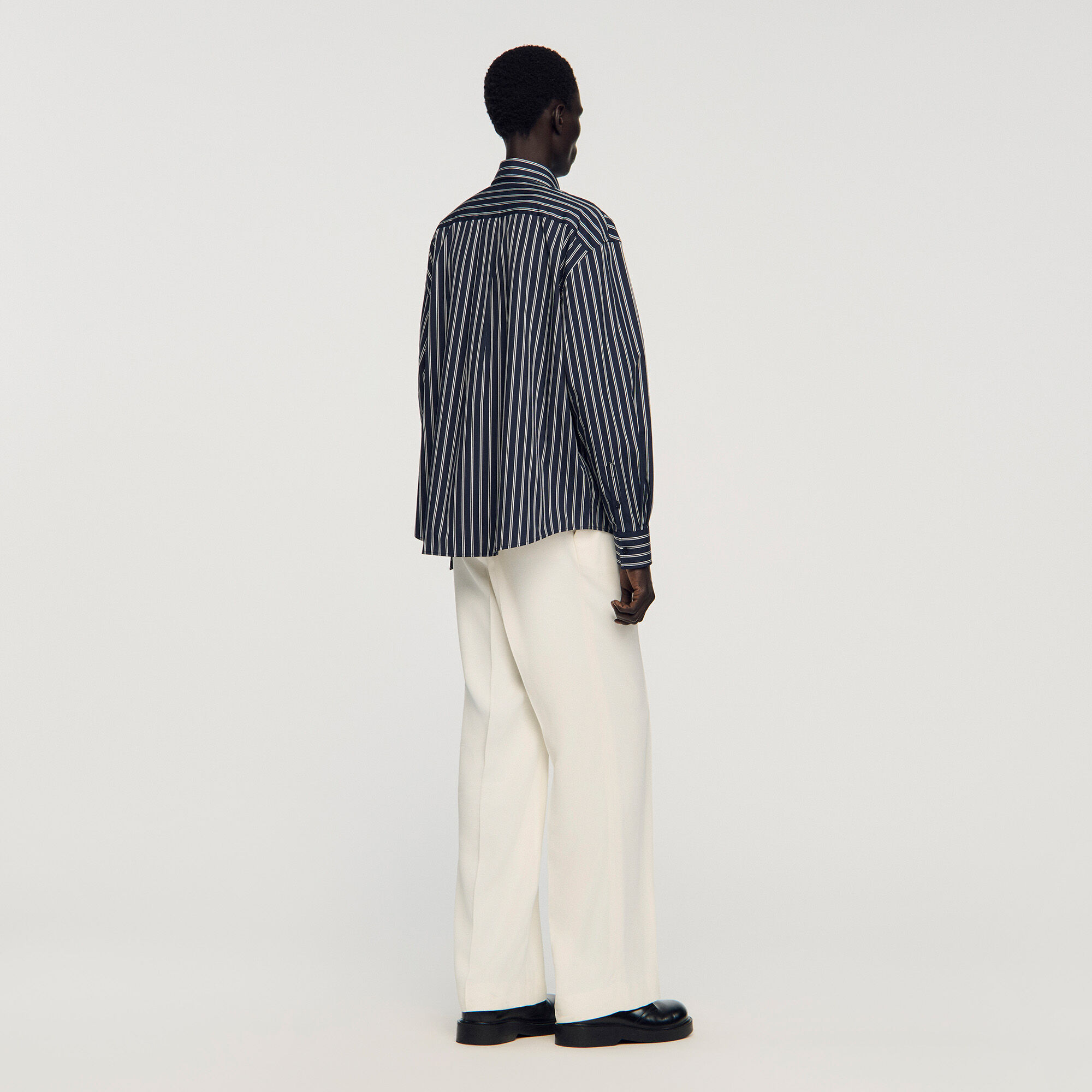 Striped cotton shirt