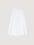 Long poplin skirt