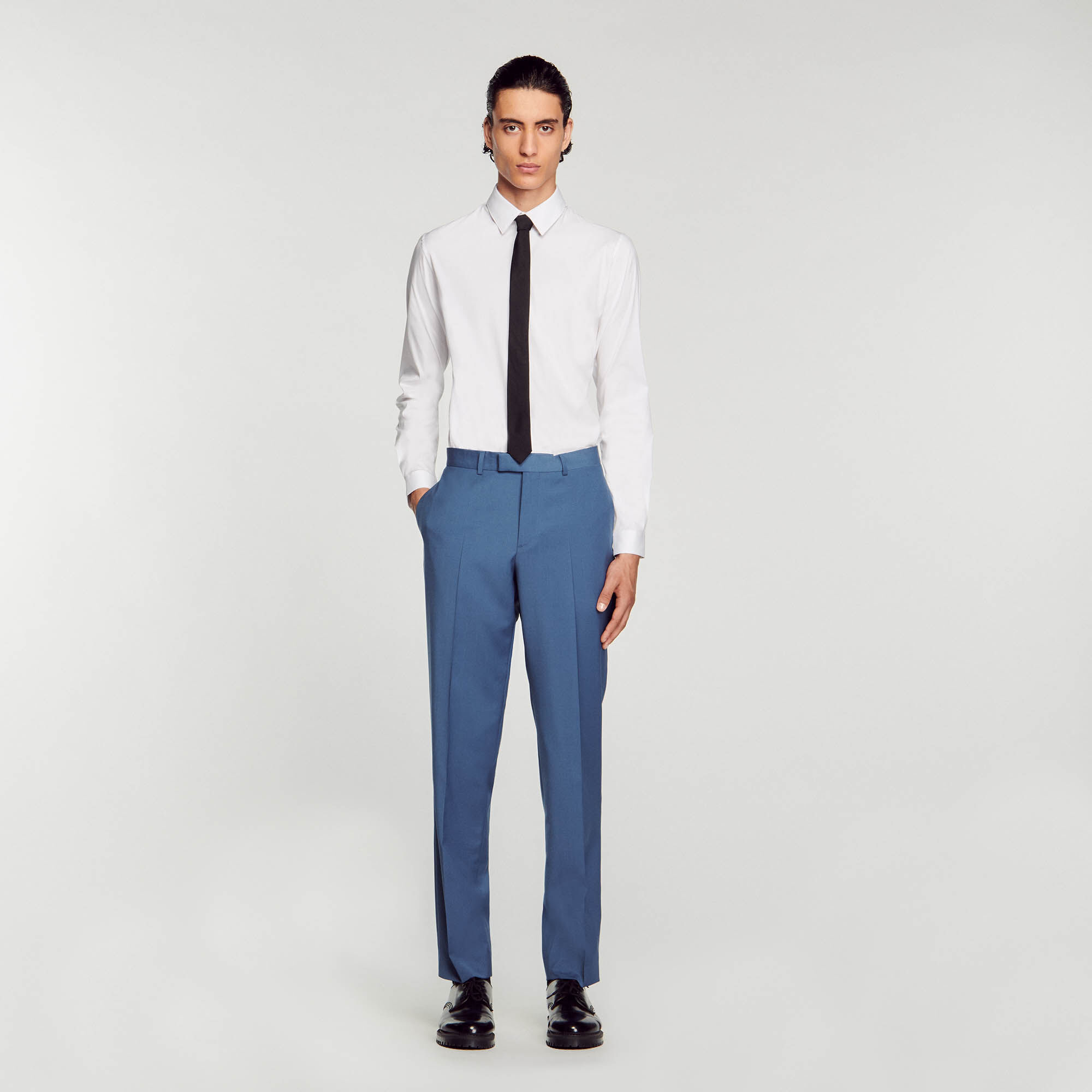Men's Blue Suiting and Casual Pants - Shop Online